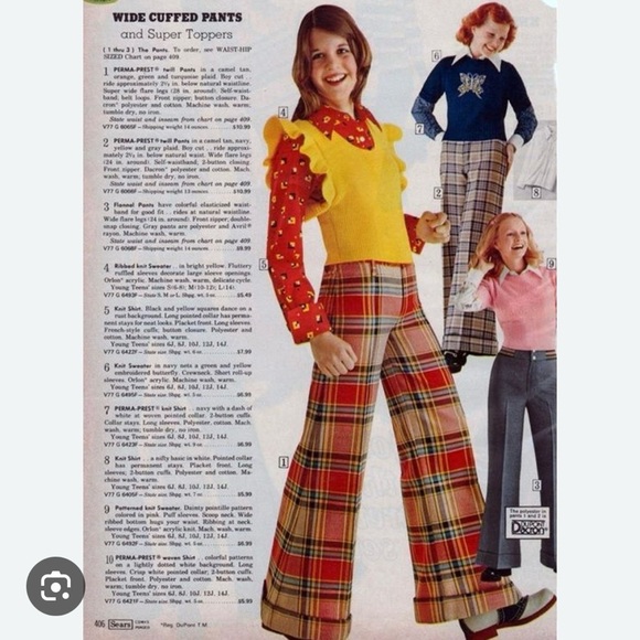 Vintage Hall-Knit Plaid Slacks - Picture 12 of 12